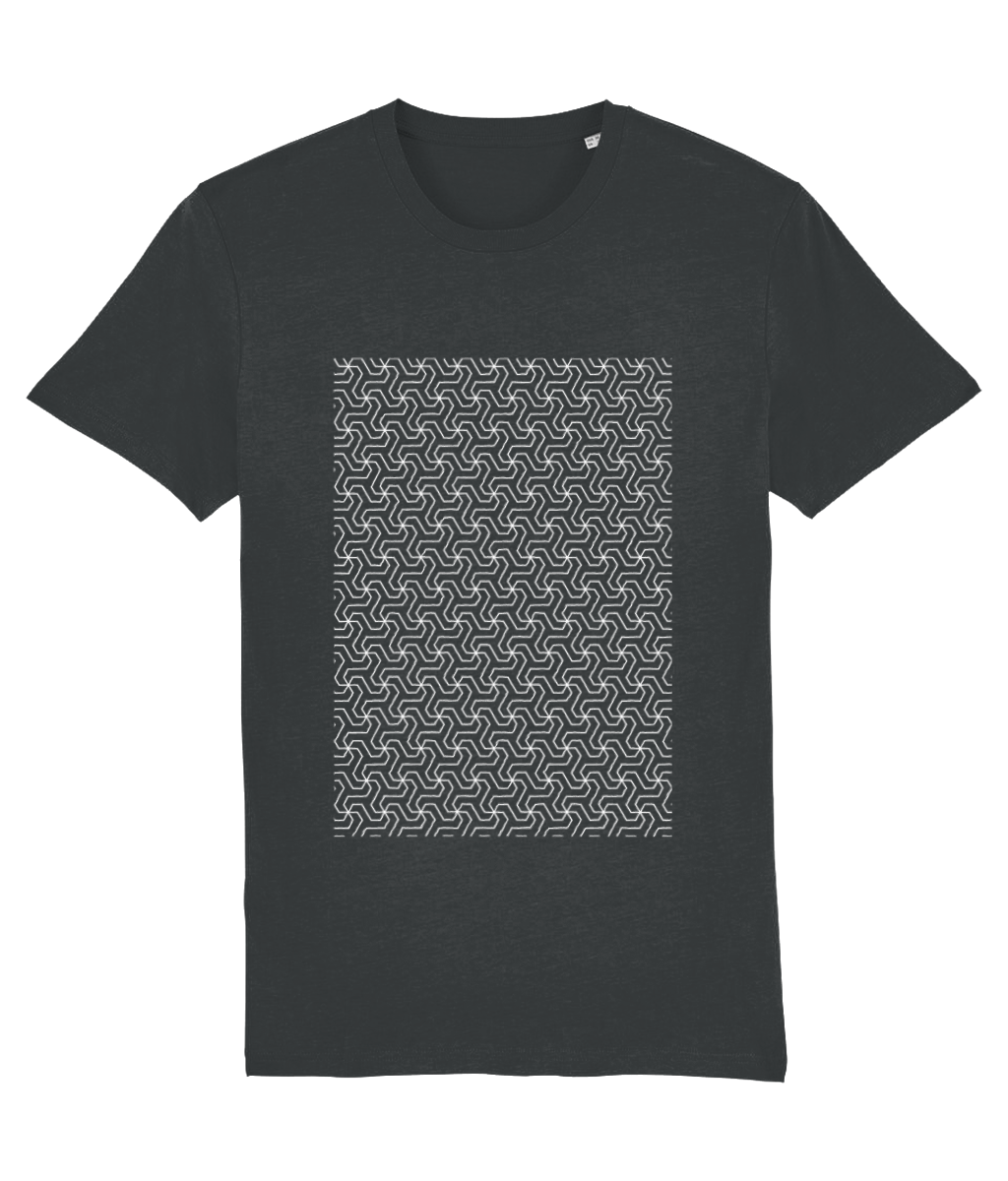 Shibui Sangaku Hex T-Shirt Dark Heather Grey