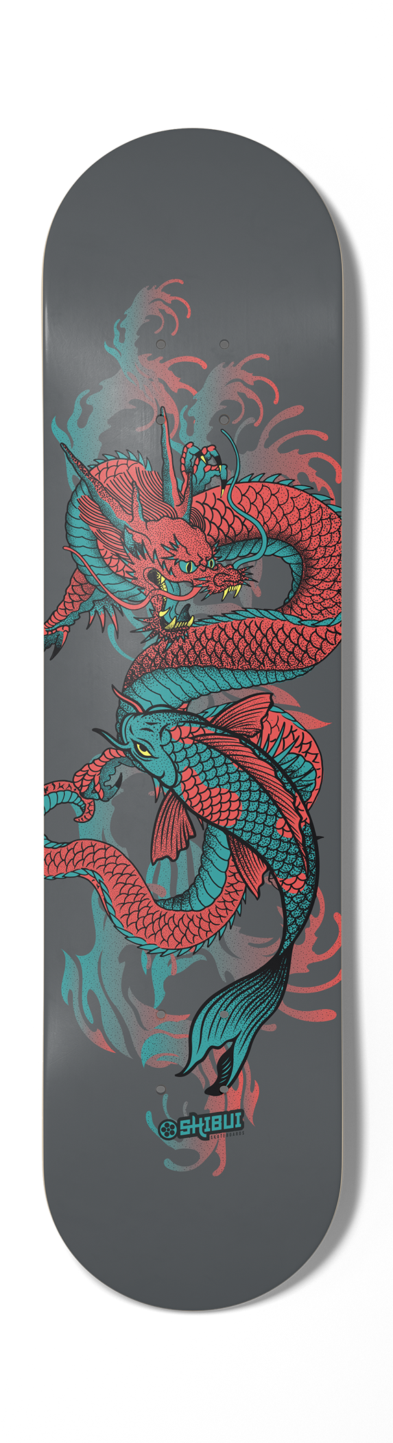SHIBUI RYU & KOI SKATEBOARD DECK