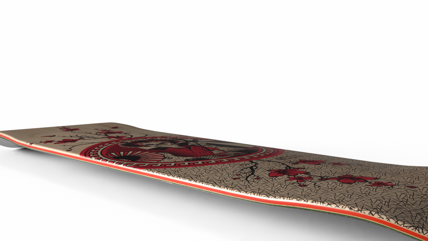 Geisha Ghoul Skateboard Deck 8.5 and 8.25