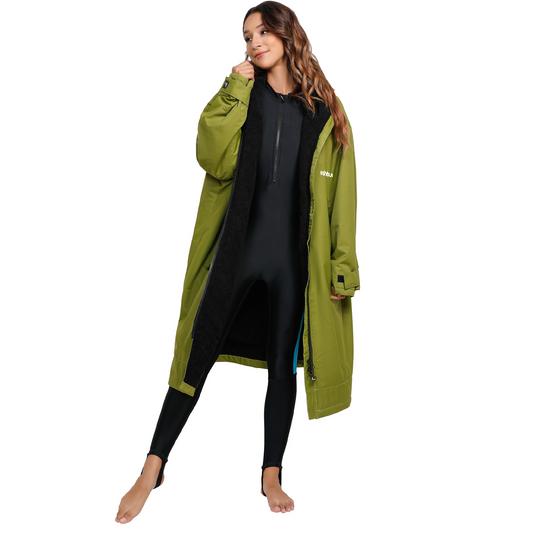 Shibui Waterproof Dry Changing Robe Green