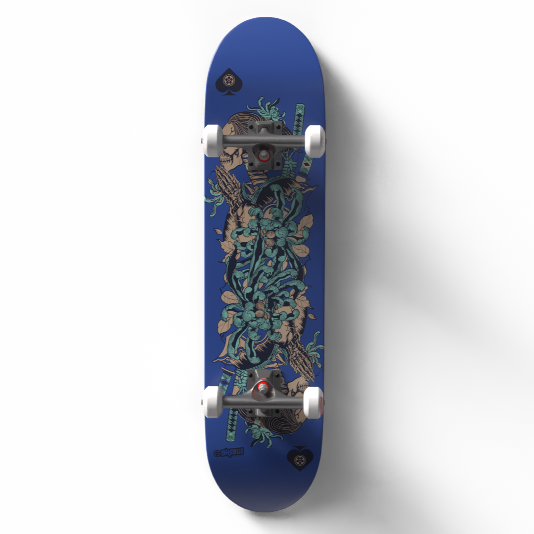 Izanami Blue Complete Skateboard
