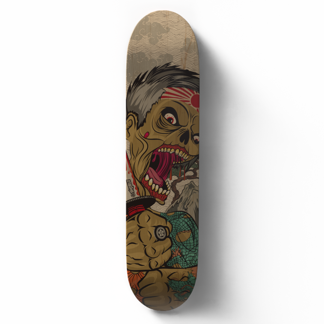 Undead Yakuza skateboard deck