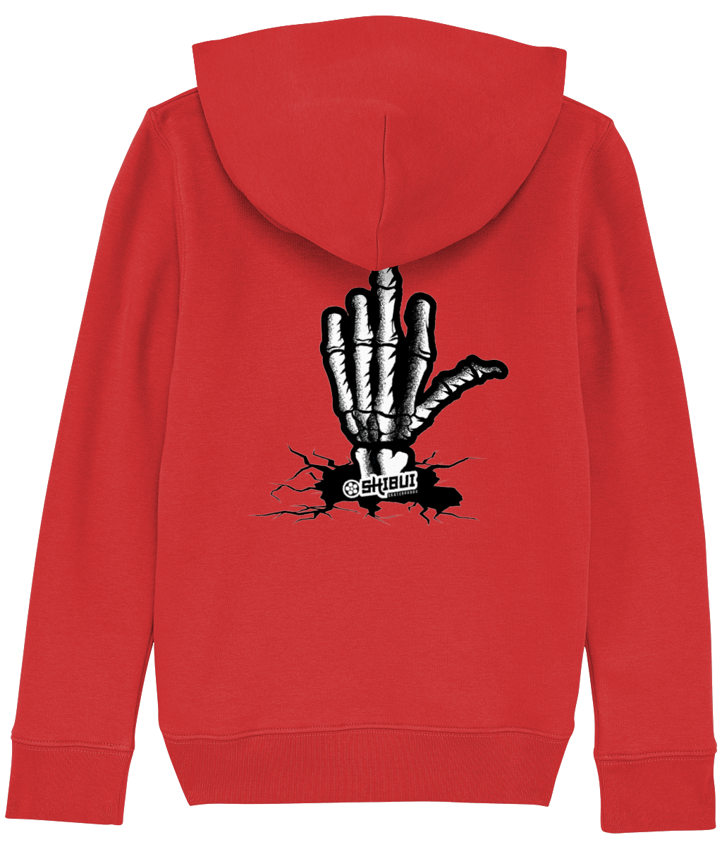 Shibui 'Bone Finger' Kids Hoodie