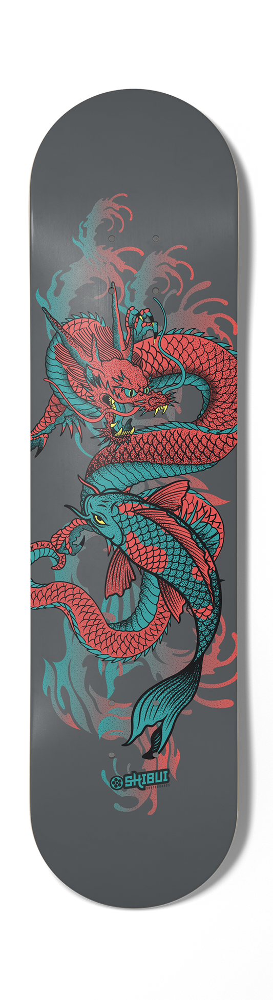 SHIBUI RYU & KOI SKATEBOARD DECK