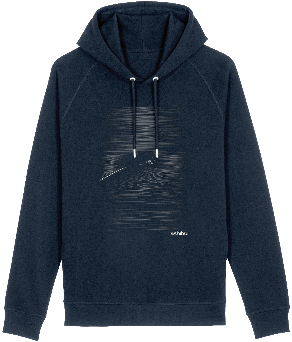 Shibui Wave Hoodie Navy