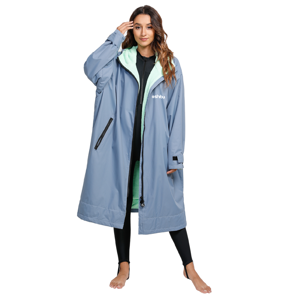 Shibui Waterproof Dry Changing Robe Light Blue – shibuiboards