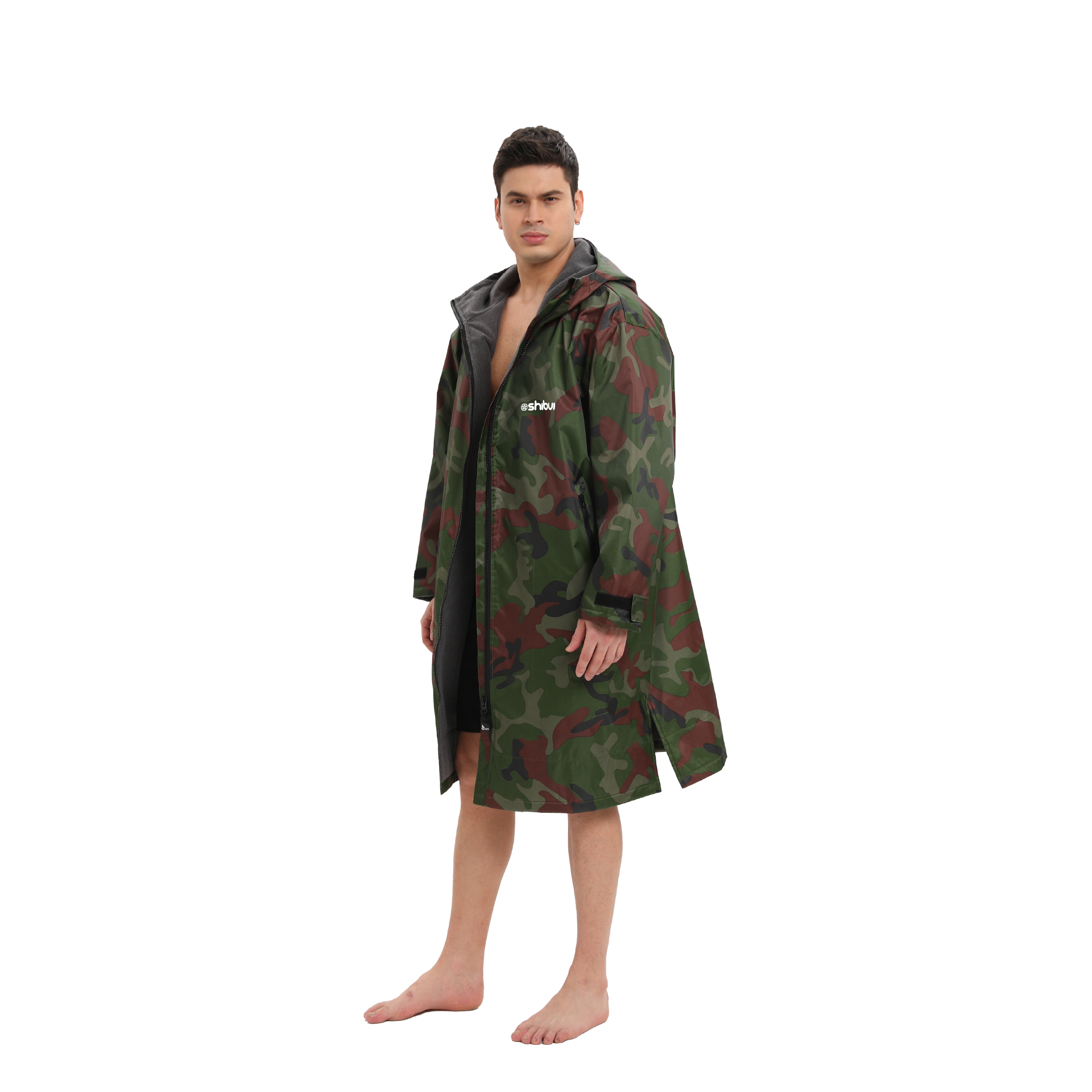 Camo Robe Shibui Waterproof Dry Changing Robe Camo/Black – shibuiboards