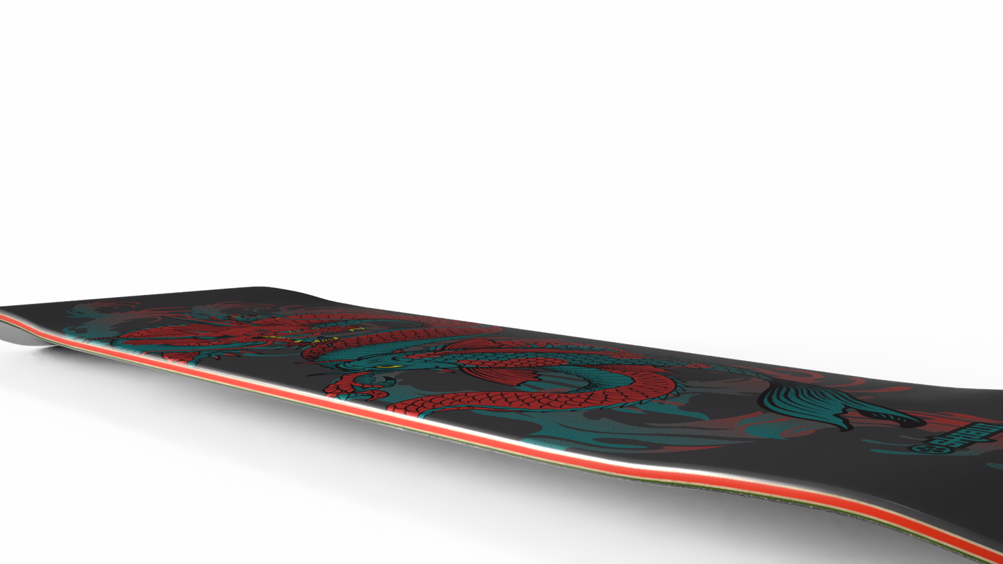 SHIBUI RYU & KOI SKATEBOARD DECK