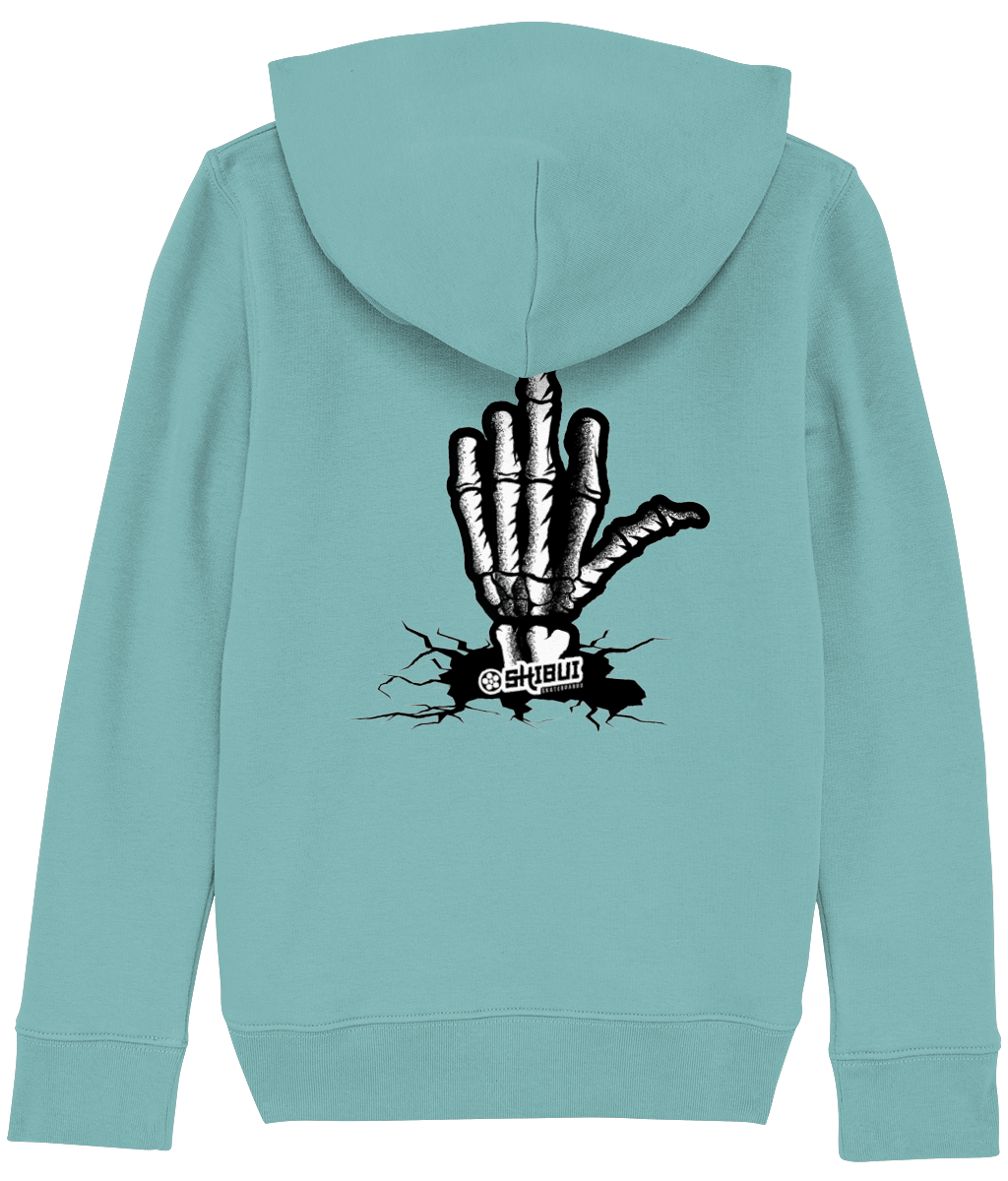 Shibui 'Bone Finger' Kids Hoodie