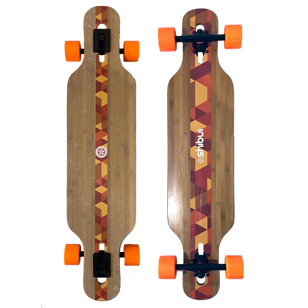 Sankakkei Drop Through Longboard Deck 40"