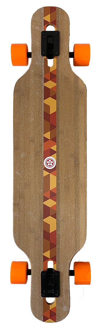 Sankakkei Drop Through Longboard Deck 40"
